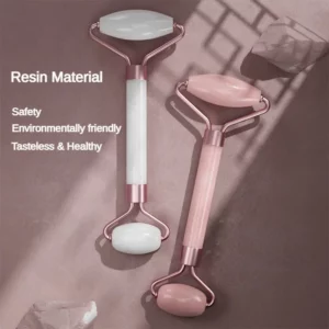 2Pcs Face Massager Roller Guasha Board Resin Scraper Wrinkle Remover Massage Roller for Facial Lifting Body Slim Skin Care Tools - Image 6