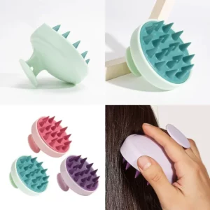 1pc Silicone Shampoo Brush Head Scalp Massage Comb Hair Washing Combs Bath Shower Body Massage Brushes Salon Hairdressing Tools - Image 3