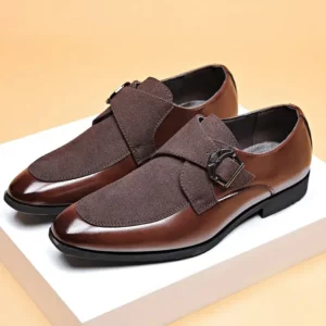 Retro Pointed Toe Moccasin Soft Male Casual Shoe Cowhide Elegant Low Price Pu Men's Leather Shoes Classic Original 2024 Trend - Image 5