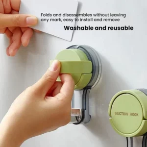 Suction Hooks Strong Vacuum Power Traceless No-Drilling Adhesive Hooks for Home Bathroom Kitchen Door Back and Toilet Area - Image 3
