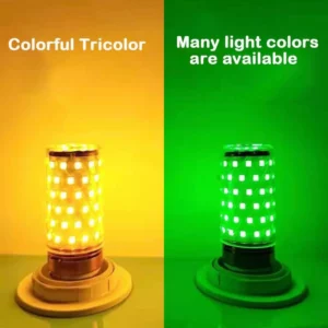 Bulb E27 LED Colorful Corn Bulb 12W Pink Red Blue Green Purple Golden 7Colors Lamp AC 220V Bulb Chandelier Decoration - Image 4