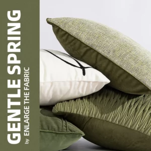 45x45CM Nordic Throw Pillow Cover French Style Wrinkled Sofa Cushion Waist Cover Simple Decorative Bay WindowPillowcase - Image 2
