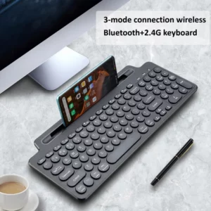 Wireless Keyboard Bluetooth Keyboard Mouse Card Slot Numeric Keypad for Android IOS Desktop Laptop PC Gamer - Image 6