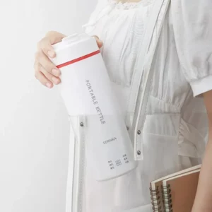 Portable Electric Water Bottle, Travel Boiling Cup, Small Electric Heating Mug, Dormitory Insulated Water Cup - Image 2