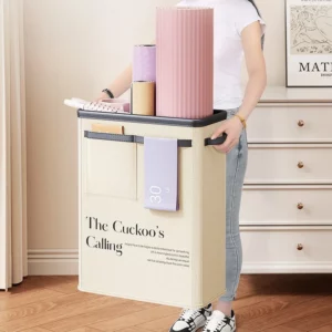 Yoga Storage Basket Sports Equipment Storage Foldable Miscellaneous Items Yoga Mat Organizer - Image 3