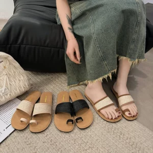 Solid Color Shallow Modern Slippers Summer Outside Women's Shoes on Sale 2025 Brand Fashion Flat with Women's Slippers Chinelos - Image 6
