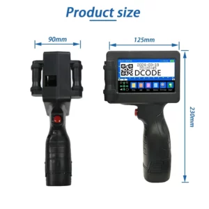 DCODE 1755PLUS 12.7mm Portable Printers Handheld Inkjet Printer Text QR Barcode Batch Number Logo Image Date Printing Machine - Image 5