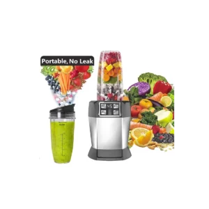 Y21A 2 Pack Replacement 24Oz Cup with Spout Lid for Nutri Ninja Auto IQ Series Blenders with BL450/BL454/BL456/BL480/BL481 - Image 4