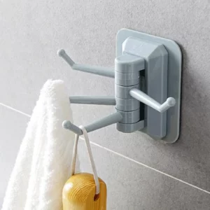 Strong Self Adhesive Wall 4 Hook Strong Without Drilling Key Holder Door Kitchen Towel Hanger Hooks Home Storage Accessories - Image 2