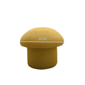 Realife Solid Wood Mushroom Stool Makeup Stool Round Stool Nordic Home Shoe Changing Stool Small Sofa Stool Minimalist Stool New - Image 5