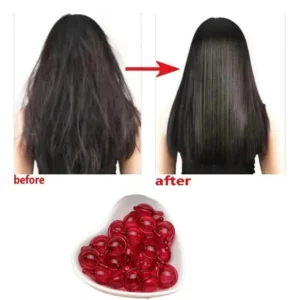 Magic Hair Vitamin Capsule Keratin Oil Fast Restore Hair Soft Smooth Shiny Deep Moisturizer Frizzy Dry Scalp Hair Care Products - Image 5