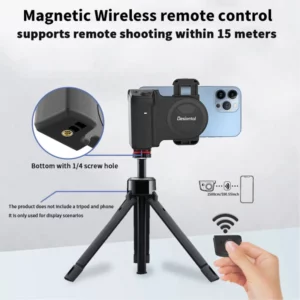 Smartphone Camera Handle Grip Universal Bluetooth Shutter Selfie Stablizer Vertical Horizontal Shooting Photography Accessories - Image 3