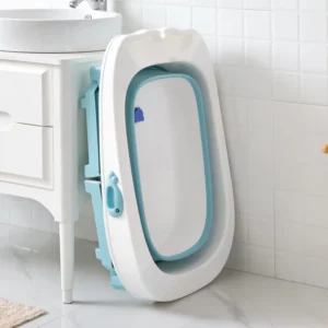 Extra Large Baby Folding Bathtub Baby Bathtub Swimming Newborn Baby Bathtub Baby Bathtub Can Sit and Lie - Image 2