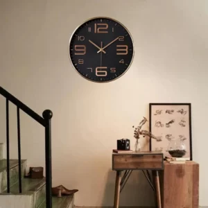 Modern Design Wall Clock Simple and Easy to Read Silent Non-ticking Wall Mounted Clock for Bedroom Living Room Sending Friends - Image 2