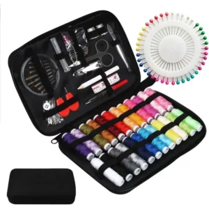 Complete Sewing Kit with Threads Needles Scissors Tape Measure Buttons Portable Travel DIY Embroidery Handwork Sewing Tool Set - Image 6