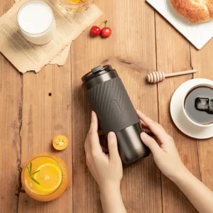 EQURA High-Value Women's 316 Stainless Steel Coffee Thermos Cup Large Capacity Portable Office Straw Non-Slip Casual Cup 520ml - Image 2