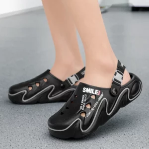 2025 Summer Men's Outdoor Sandals Slippers Beach Comfortable Slides Soft Clogs Men Casual Water Garden Shoes Men Beach Sandals - Image 3