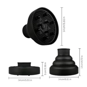 Silicone Hair Styling Tool Accessories Suitable Universal Hair Curl Diffuser Cover Diffuser Disk Hairdryer Curly Drying Blower - Image 6