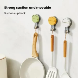 Suction Hooks Strong Vacuum Power Traceless No-Drilling Adhesive Hooks for Home Bathroom Kitchen Door Back and Toilet Area - Image 4