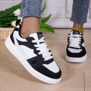 Women Shoes Skateboarding Shoes For Men Fashion Sneakers Lightweight White Black Sports Running Outdoor Casual Shoes Size36-46 - Image 2
