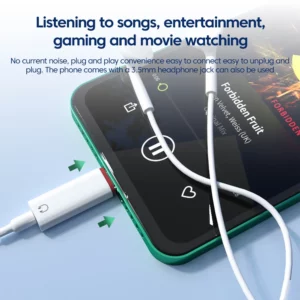 Olaf Lightning To 3 5 MM Jack AUX Adapter For iPhone 14 13 12 Adapter USB C Headphone Connector Audio Splitter phone accessories - Image 6