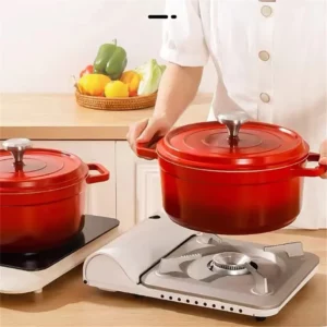 Enameled Cast Aluminum Dutch Oven For Bread Baking Cast Iron Braising Pot Earthenware Pot Enamel Non-stick Pot Gas Cooking Pot - Image 6