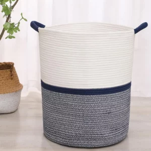 Toy Storage Organizer Laundry Room Storage Basket Capacity Storage Basket with Easy Carry for Home for Laundry for House-moving - Image 6