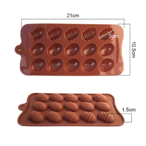 Silicone world DIY Easter Chocolate Egg Silicone Mold Nonstick Cake Decorating Baking Candy Mold Silicone 3D Mold Kitchen Gadget - Image 6