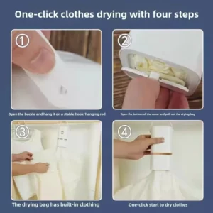 Electric Clothes Dryer Foldable Clothes Dryer for Light Clothes Underwear Baby Clothes for Apartments Travel Dorm RV - Image 5