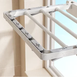 Folding Drying Rack Wall Mounted Drying Clip Windproof Sock Clip Clothing Rack Hanger Household Sock Drying Clip Space Saving - Image 6
