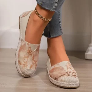 Women's Heeled Shoes Square Heel Anti-slip Round Head Shallow Mouth Women Shoes Breathable Spring Autumn Outdoor Leisure Loafers - Image 2