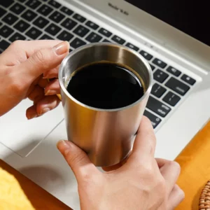 300ml 304 Stainless Steel Double Layer Mugs Coffee Cup Water Cup Heat Insulation Beer Cup Stainless Cup Drinkware - Image 3