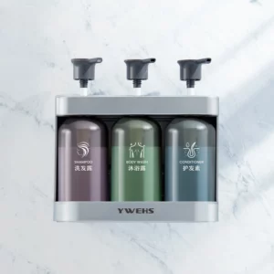 Three Head Hotel Wall Mounted Shampoo And Shower Gel Separate Bottles Refillable,Lockable Soap Dispenser,Bathroom Accessories - Image 6