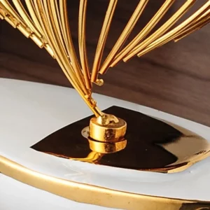Abstract Ceramic Metal Sculpture Modern Home Decoration Living Room Desktop Office Decoration Accessories Crafts Gift W5315 - Image 3