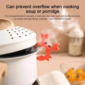 Utensil Rest Crab Shaped Silicone Utensil Rest Countertop Ladle Holder Anti-Overflow Stove Top Spatula Holder Kitchen Gadget - Image 3