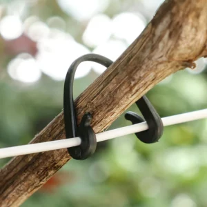 100/50Pcs Garden Plants Fixed Clips Buckles Tomato Vegetable Grafting Clips Grape Support Vine Clips Plastic Fixed Buckle Hooks - Image 5