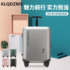KLQDZMS Japanese Luggage Female Horizontal Bar Luggage Student Mute Universal Wheel Suitcase Strong And Durable Boarding Case - Image 4