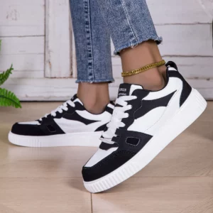 Women Shoes Skateboarding Shoes For Men Fashion Sneakers Lightweight White Black Sports Running Outdoor Casual Shoes Size36-46 - Image 3