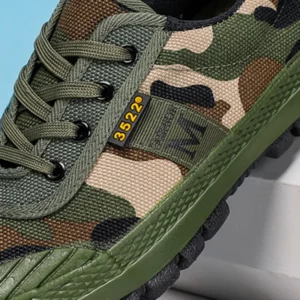 Men's Work Shoes Hiking Tactics Hunt Shoes Trekking Shoes Man Breathable Comfortable Mountain Climbing Shoes Vulcanized Shoes - Image 5