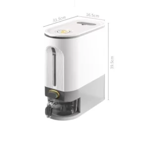 10KG Large Cereal Dispenser with Lid Moisture Proof Airtight Food Dispenser Bucket for Rice Home Kitchen Pantry Organization - Image 2