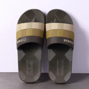 Bathroom Platform Sandals Man Shiatsu Soft Slippers For Men Sabot 2024 Fashion Rubber Cheap 2025 New In Designer Luxury Shoes - Image 4