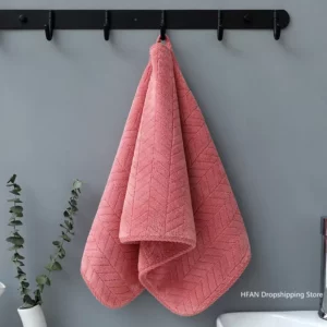 Thickened coral velvet towel adult bath towel household quick dry cleaning face towel microfiber beach towels - Image 4