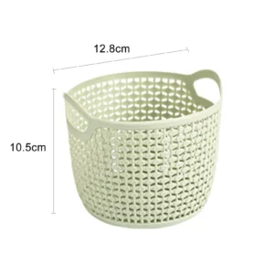 Portable Lightweight Plastic Container Case with Handle, Large Capacity Drain Storage Baskets, Stationery, Toiletries, Cosmetics - Image 6