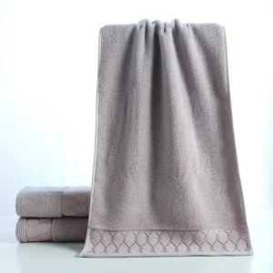 1pc Thickened soft absorbent towel, facial towel, household daily towel 13.39*29inch(34*74cm) - Image 5