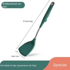 Silicone Spatula Kitchen Five-piece Set Food-grade Stainless Steel Spoon High Temperature Resistant Silicone Spatula - Image 6