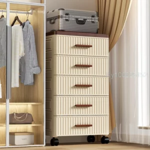 NEW 3 Drawer Wide Plastic Storage Cart Storage cabinet, toy storage cabinet drawer storage cabinet 수납 서랍 - Image 3