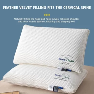 3D Neck Pillow with High Elasticity and Non Collapse, Soft Neck Protection, Single Person Sleeping Pillow, Hotel Home Bedding - Image 2