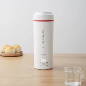 Portable Electric Water Bottle, Travel Boiling Cup, Small Electric Heating Mug, Dormitory Insulated Water Cup - Image 4