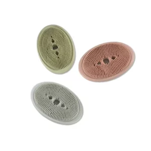 Silicone Soap Dish Creative Shower Dish Drain Plate Bathroom Soap Holder Soap Box Sponge Holder Punch-free High Quality - Image 5