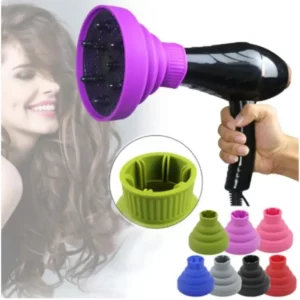 Silicone Hair Styling Tool Accessories Suitable Universal Hair Curl Diffuser Cover Diffuser Disk Hairdryer Curly Drying Blower - Image 2